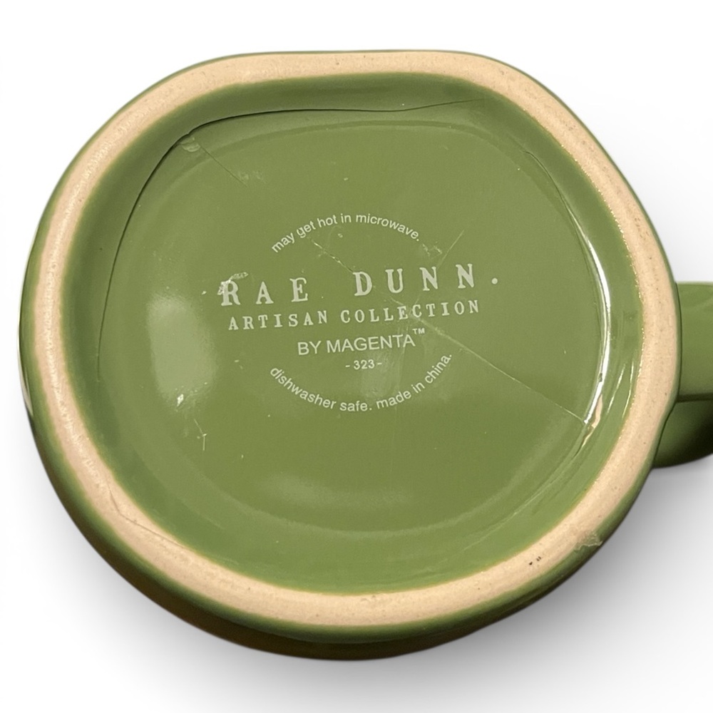 Rae Dunn Artisan Green Mug - Picture 3 of 3